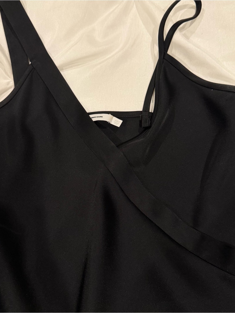 Alexander Wang Black Strapless Satin-Trim Camisole Size XS - Picture 6 of 8